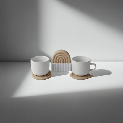 NIDO COASTERS 01 - Rainbow Shape Coasters 5pcs set